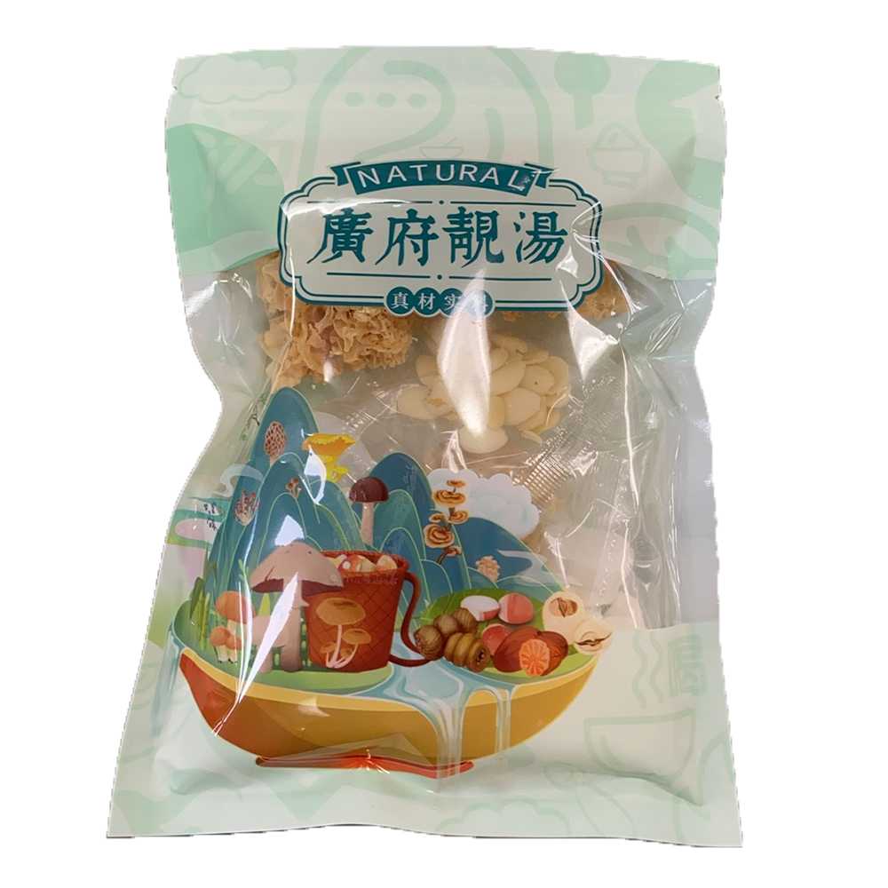 广府靓汤 银耳杏仁汤料 100g