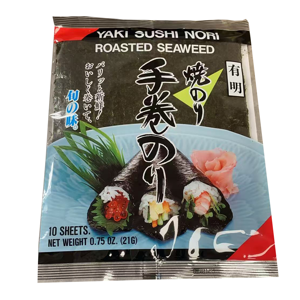 日本 手卷紫菜(寿司海苔)10片装(0.75oz)