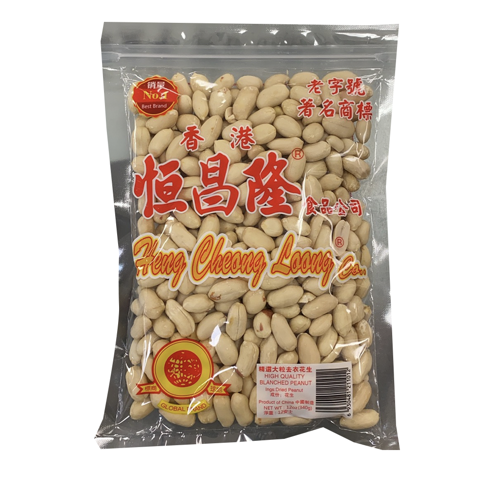 恒昌隆 精选大粒去衣花生 12 OZ