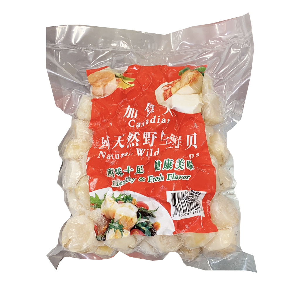 加拿大纯天然野生鲜贝 (新鲜急冻)12oz