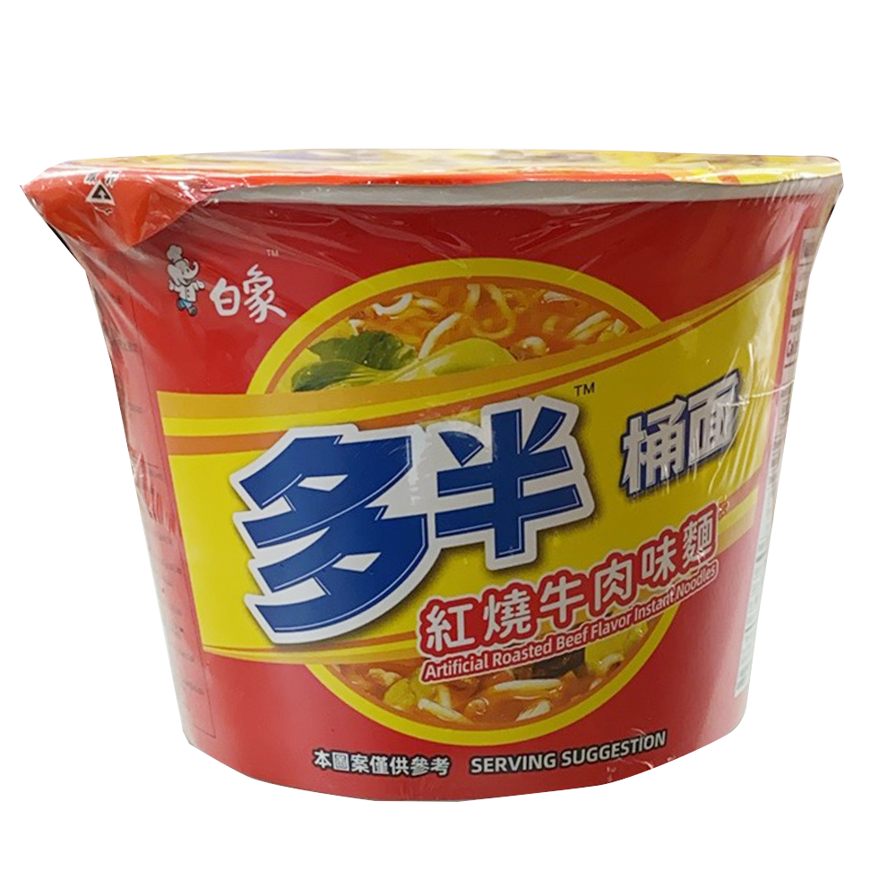白象 多半桶面 红烧牛肉面 139g