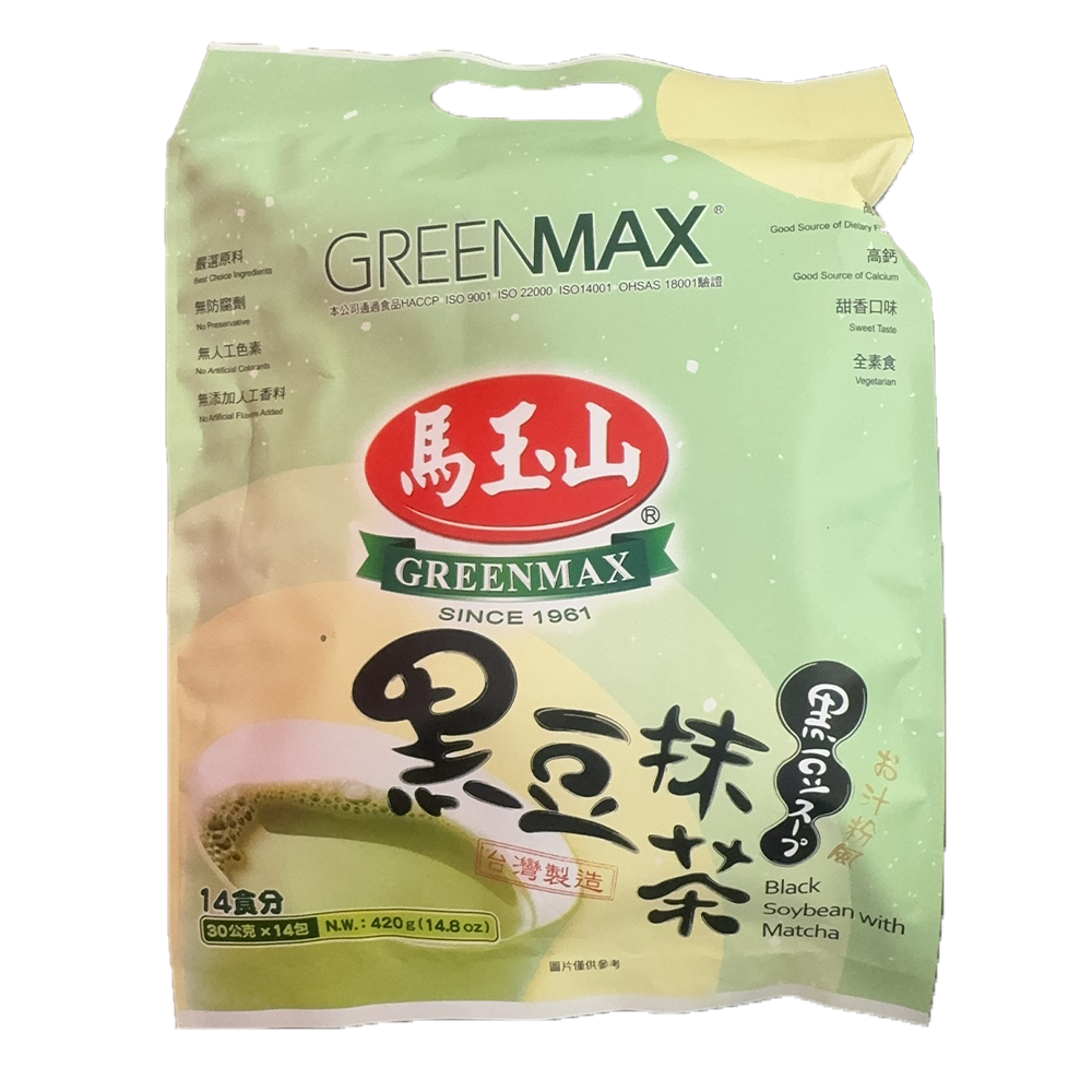马玉山 - 黑豆抹茶粉 14.8 oz