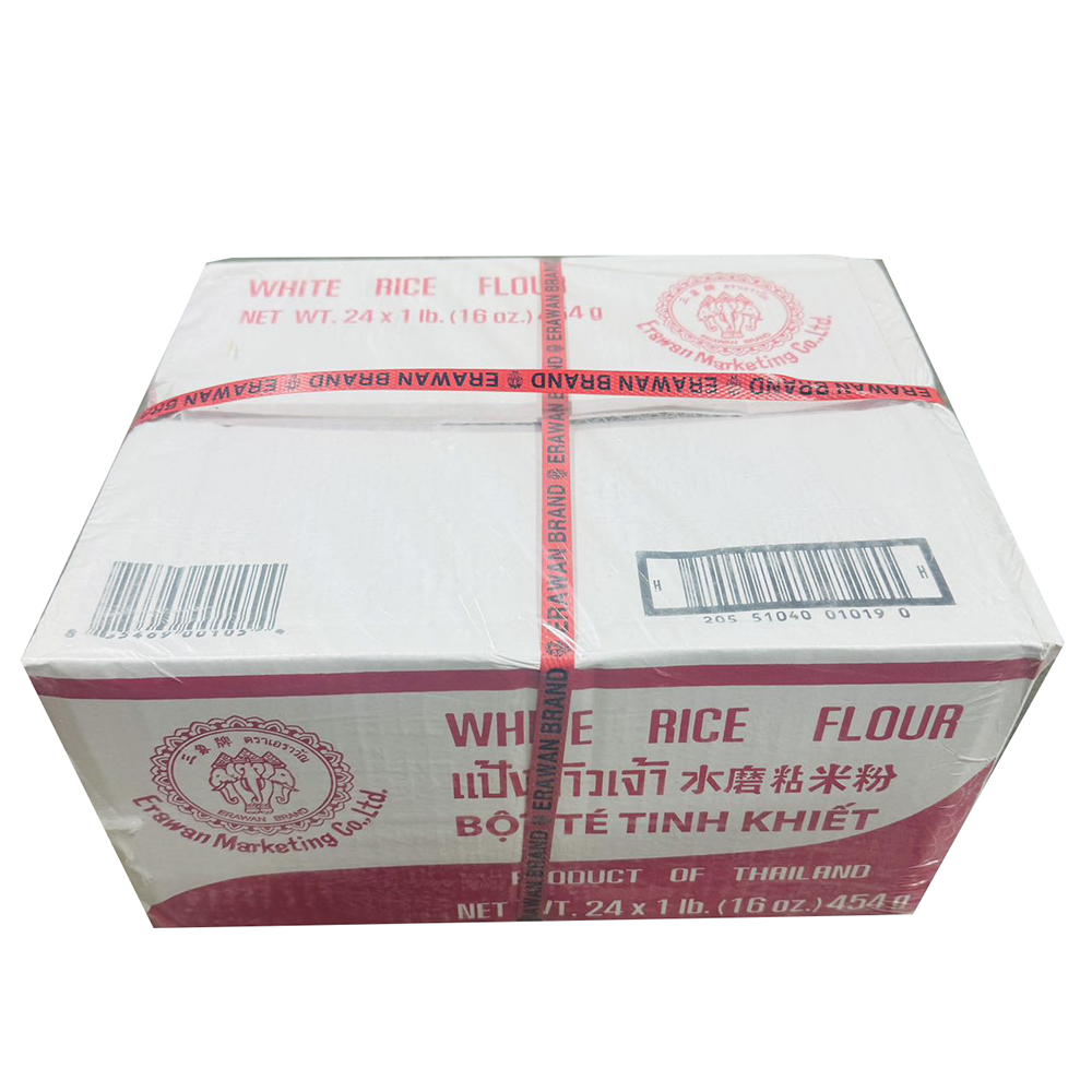 批发 - 三象牌水磨白粘米粉 1 箱(24*16 OZ)