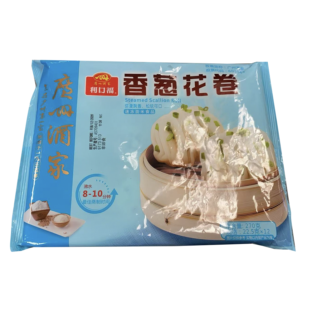 利口福 广州酒家 香葱花卷 270g