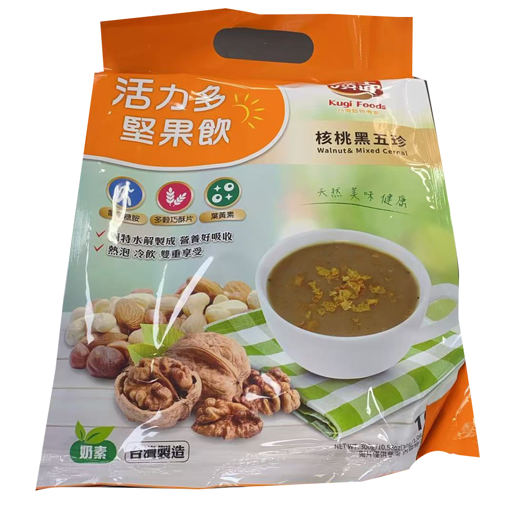 广吉活力多坚果饮 核桃黑五珍 300g/10.58oz
