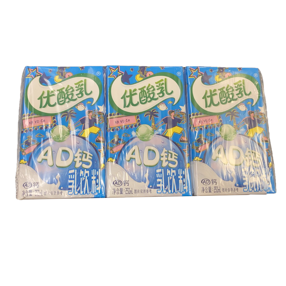 伊利优酸乳 - AD钙 1 排(6 * 250 mL)