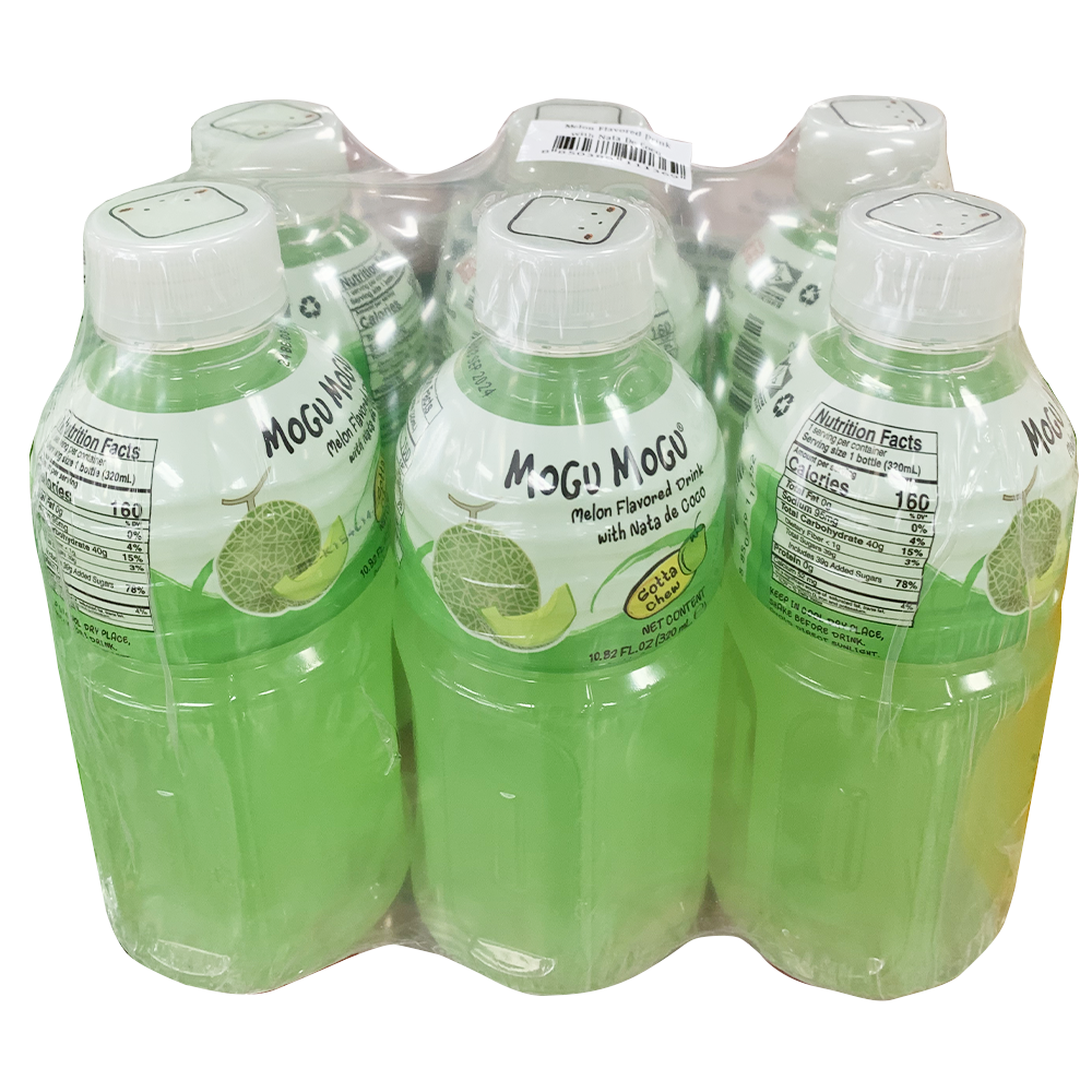 MOGUMOGU 果粒饮料6瓶装 - 蜜瓜汁 (6*320ML)