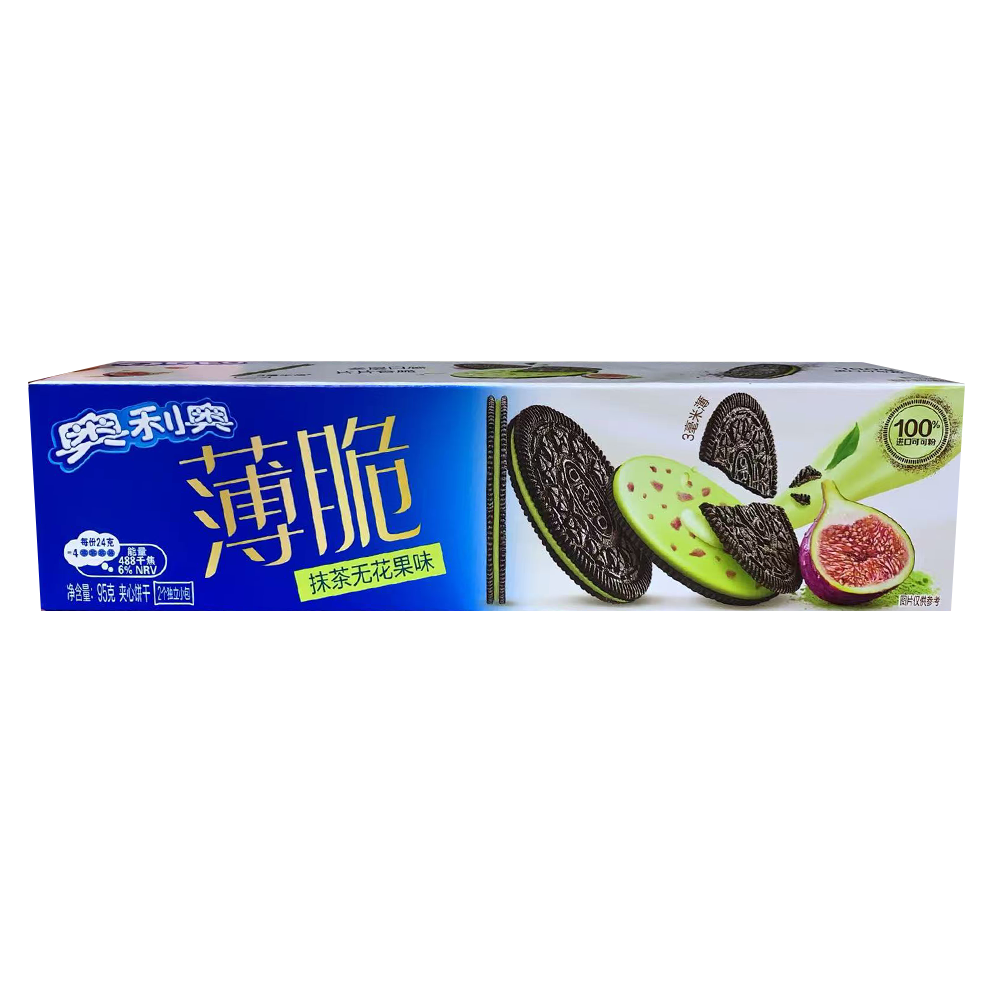 Oreo奥利奥夹心饼干系列 - 薄脆 抹茶无花果味 95g