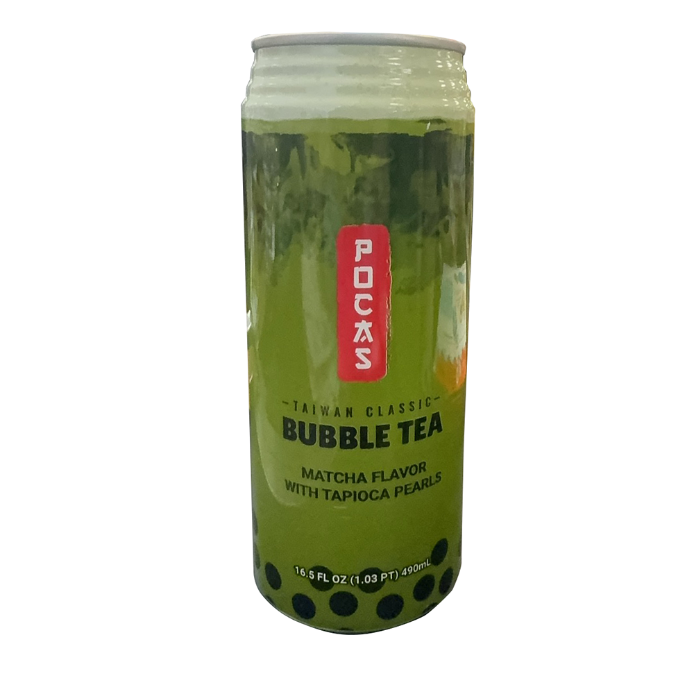 Pocas珍珠奶茶系列 - 抹茶味 16.5fl.oz