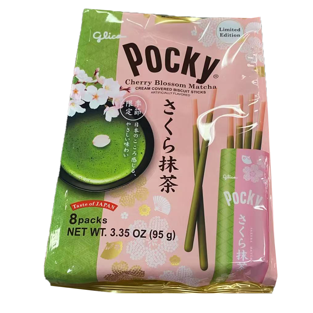 Pocky 固力果百奇抹茶味饼干棒 3.35OZ