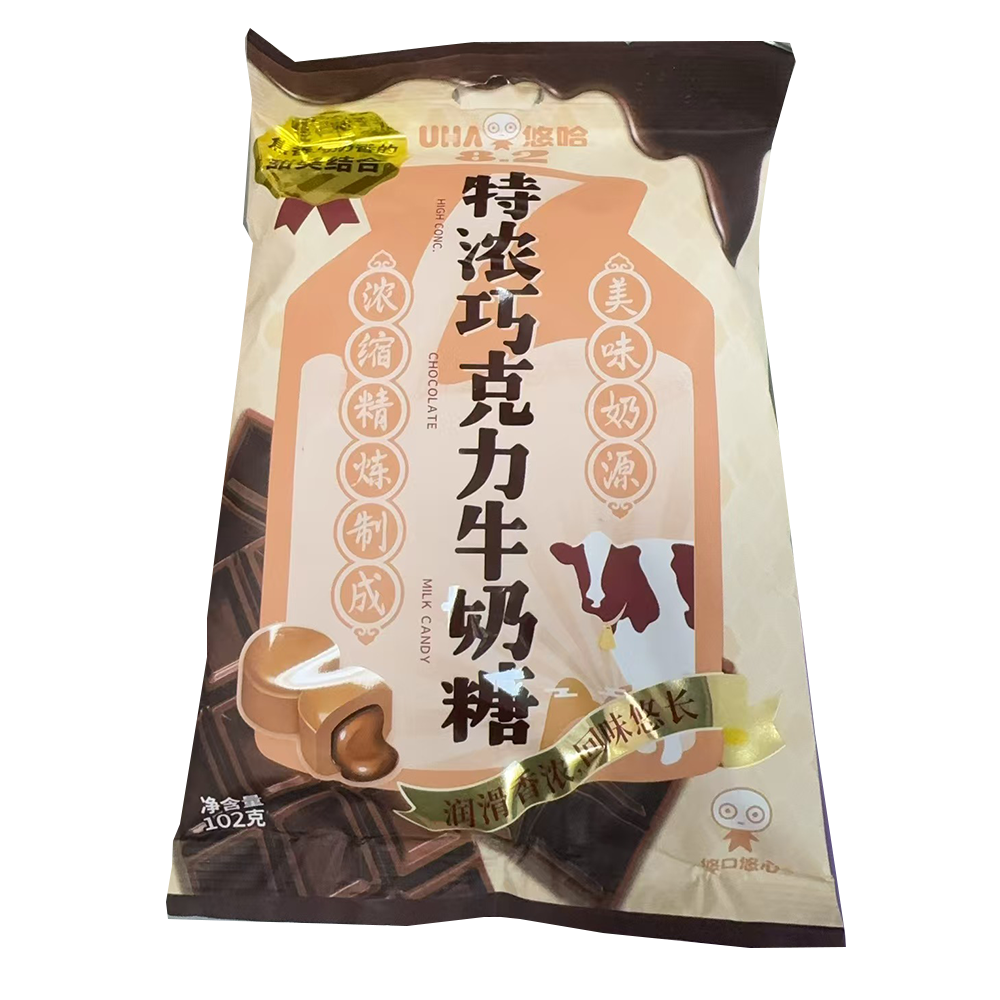 UNA悠哈- 特浓巧克力牛奶糖 102g