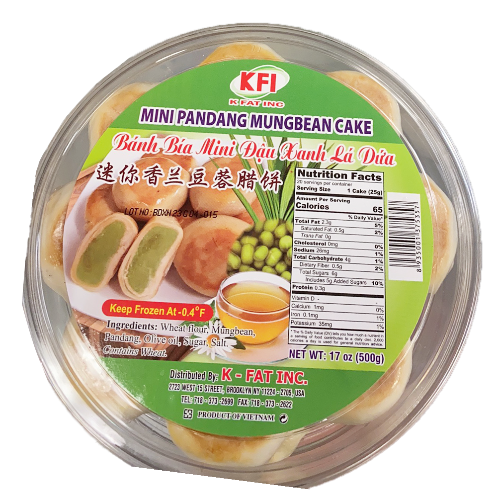 KFI 迷你香兰豆蓉腊饼 17oz