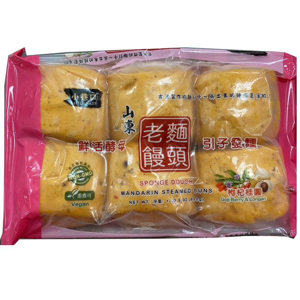 小巷口老面馒头- 枸杞桂圆 600g
