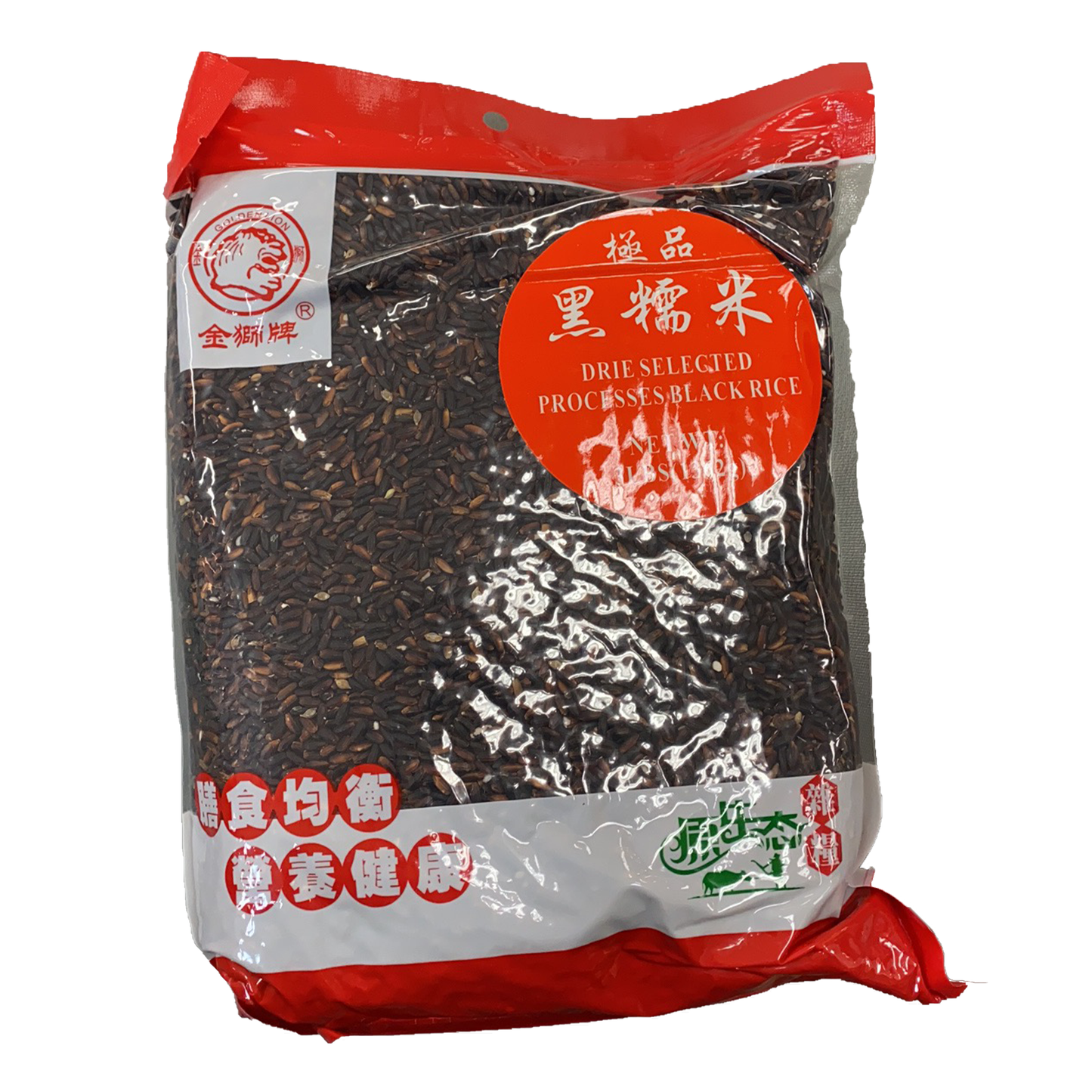 金狮牌 - 黑糯米 3LBS