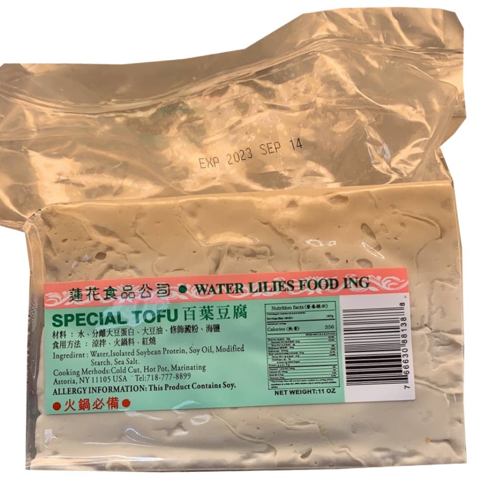 莲花食品 火锅必备百叶豆腐 11 OZ
