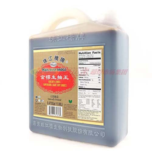 珠江桥牌 大瓶酱油 - 金标生抽王 1.8L