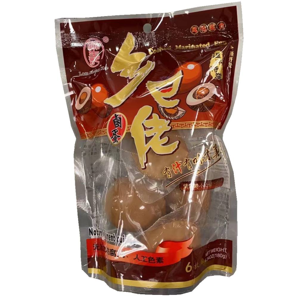 林生记风味蛋 - 乡巴佬卤蛋(6枚) 180g