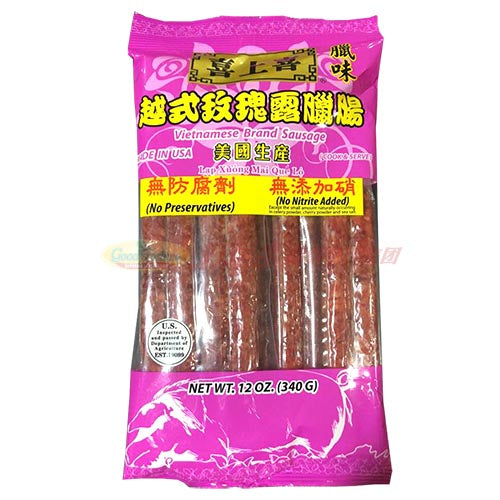 喜上喜腊味系列 - 越式玫瑰露腊肠 12 OZ