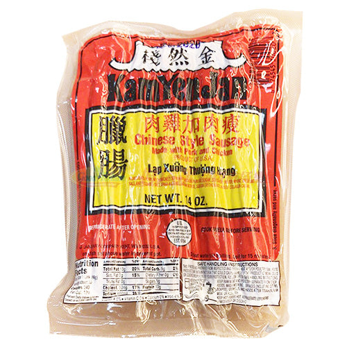 金然栈腊味系列 - 瘦肉加鸡肉腊肠 14 OZ