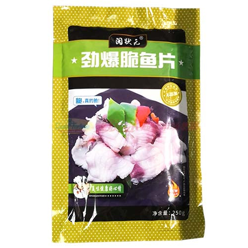 闽状元劲爆脆鱼片 250g