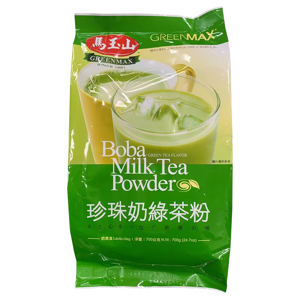 马玉山 - 珍珠奶绿茶粉 24.7 OZ