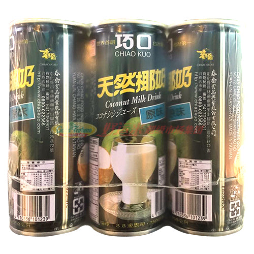 巧口天然椰奶 6支 8.8 OZ*6