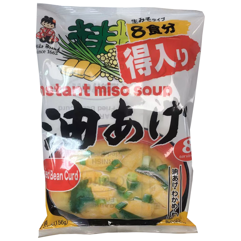日本 - Fried Bean Curd 速溶炸豆腐味噌汤 5.5 OZ(8袋)