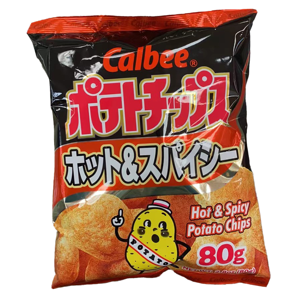 Calbee 辣味薯片 80g