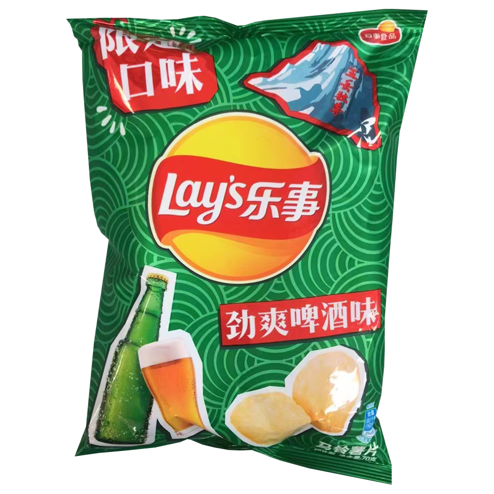 乐事薯片 - 劲爽啤酒味 70g