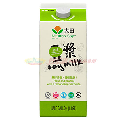 大田无糖豆浆1.89L