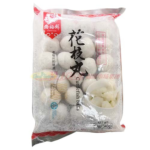 海极鲜丸子系列 - 花枝丸 12 OZ