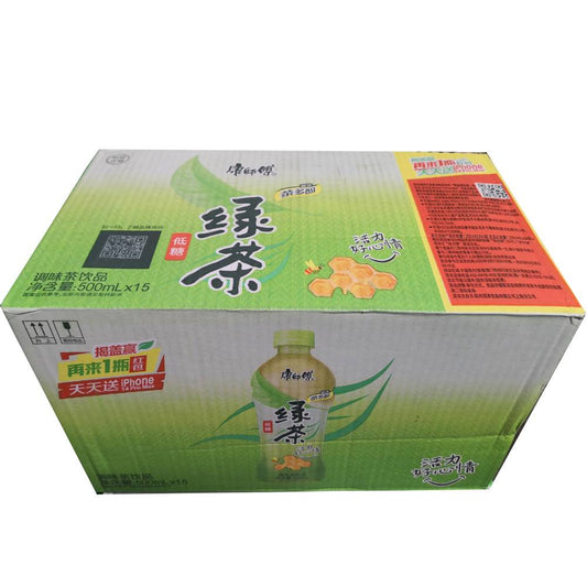 康师傅饮料系列（整箱） - 冰绿茶 1箱 （15*500ml）