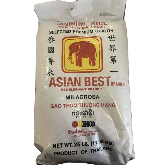 ASIAN BEST 红象泰国香米 25 LB