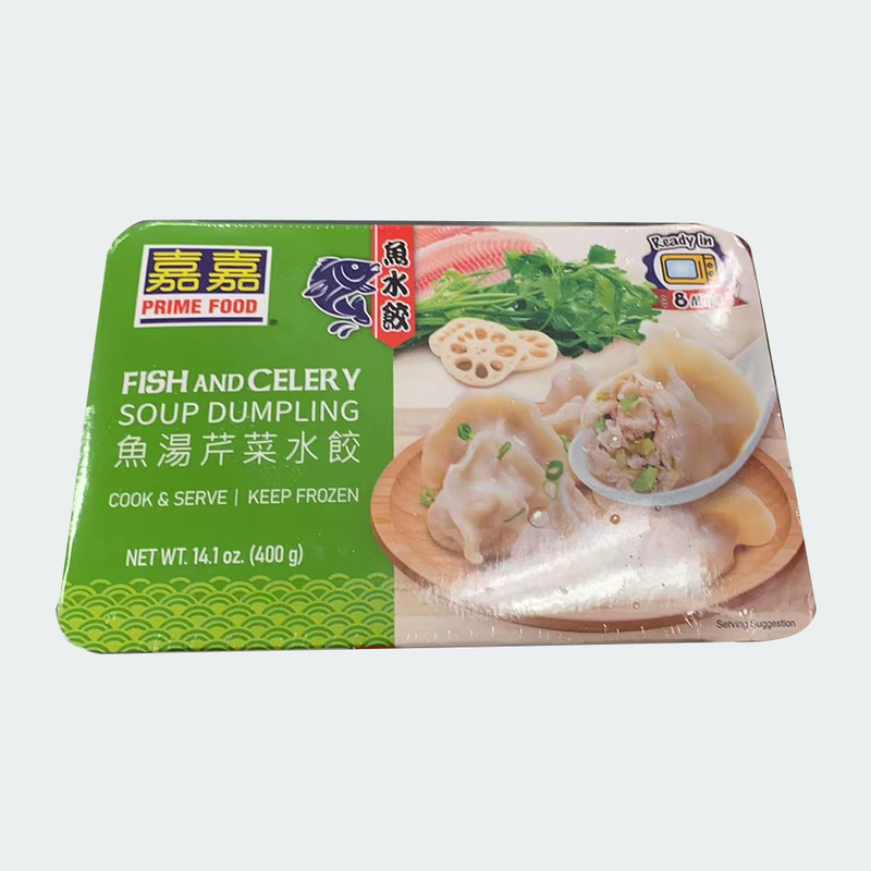 嘉嘉 灌汤水饺 - 鱼汤芹菜水饺 14.1oz/400g