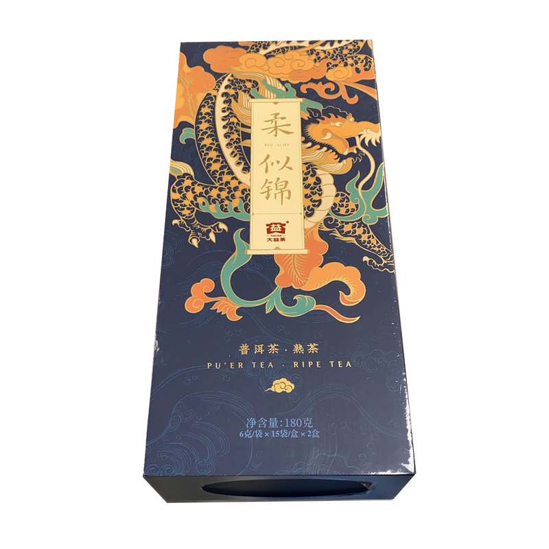 大益茶 柔似锦 普洱茶 熟茶 180g