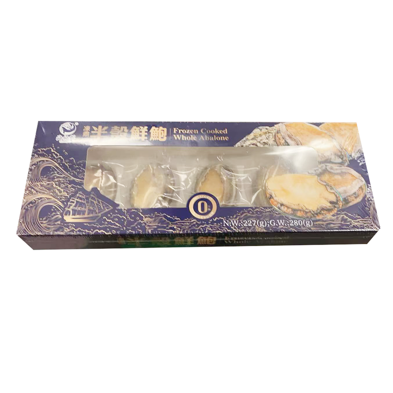 海极鲜 冻煮半壳鲜鲍 280g