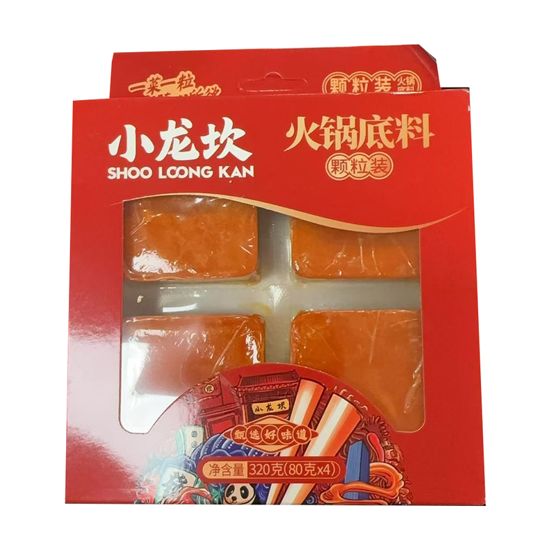小龙坎 火锅底料 四粒装 颗粒装 320g