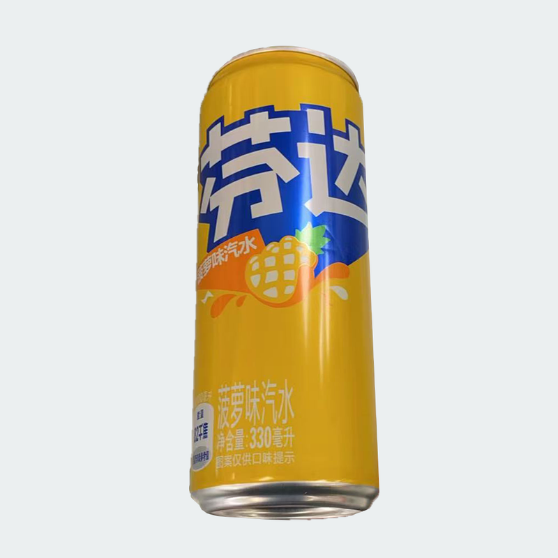 可口可乐 芬达 菠萝味汽水 330ml