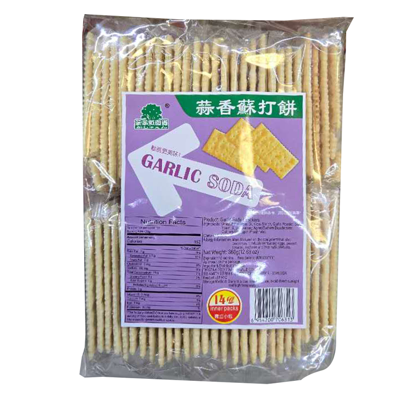 菓子町园道苏打饼-蒜香味 360g
