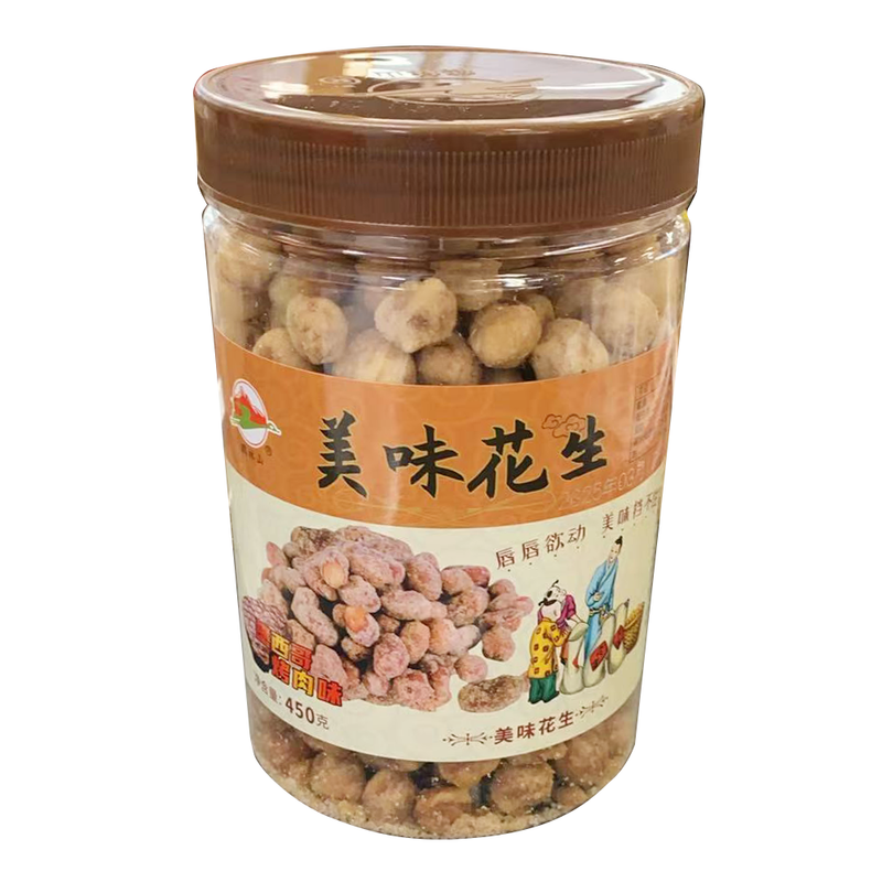 鹤林山 美味花生 墨西哥烤肉味 450g