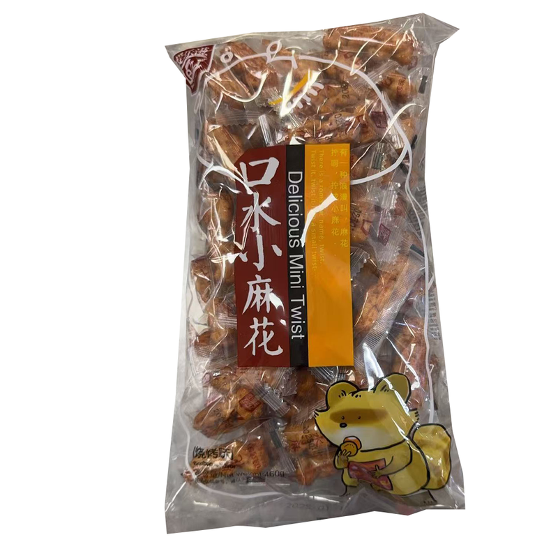 乐滋口水小麻花 - 烧烤味 500g