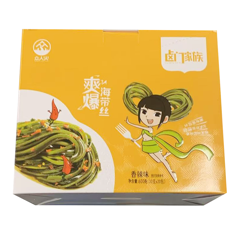 众人火 爽脆海带丝 600g