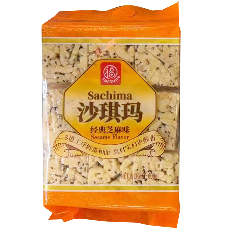 福牌沙琪玛 - 经典芝麻味 608g