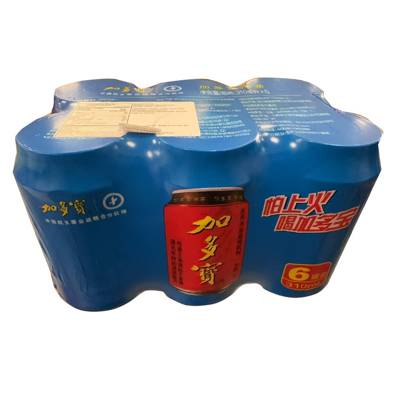 加多宝凉茶 6罐装 蓝（6 * 6.31 mL)
