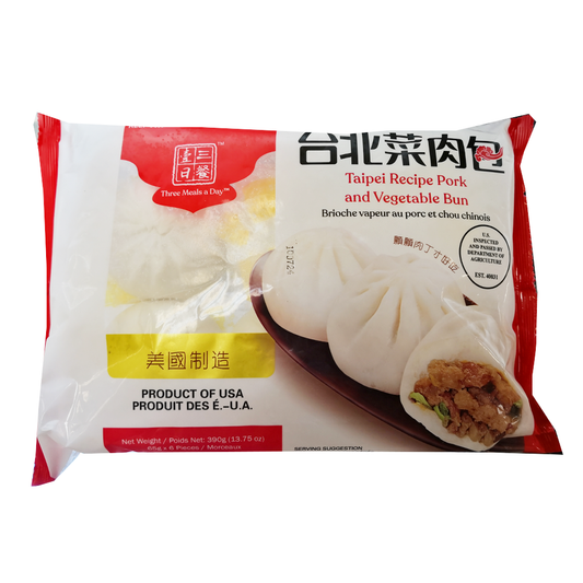 一日三餐 - 台北菜肉包（6个）390g
