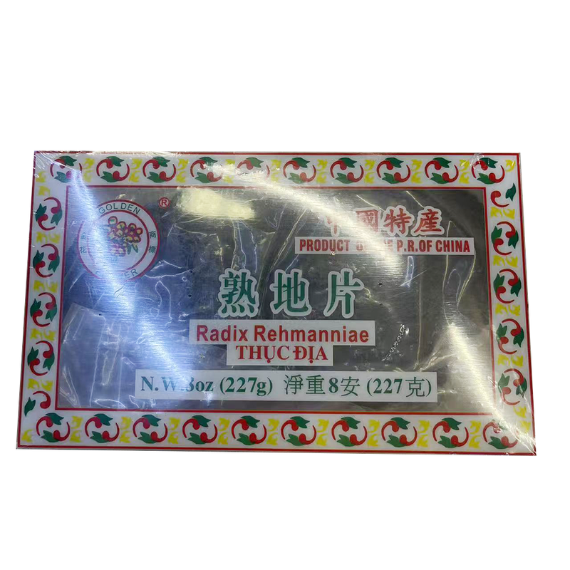 金花药材 - 熟地片 8 OZ