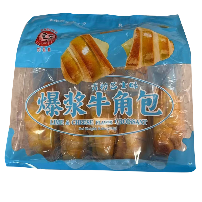 DARUMA 爆浆牛角包-青柠芝士味 245g / 8.6oz