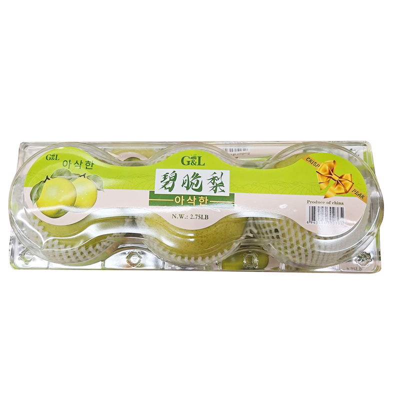 G&L 碧脆梨（三颗装） 2.75lb