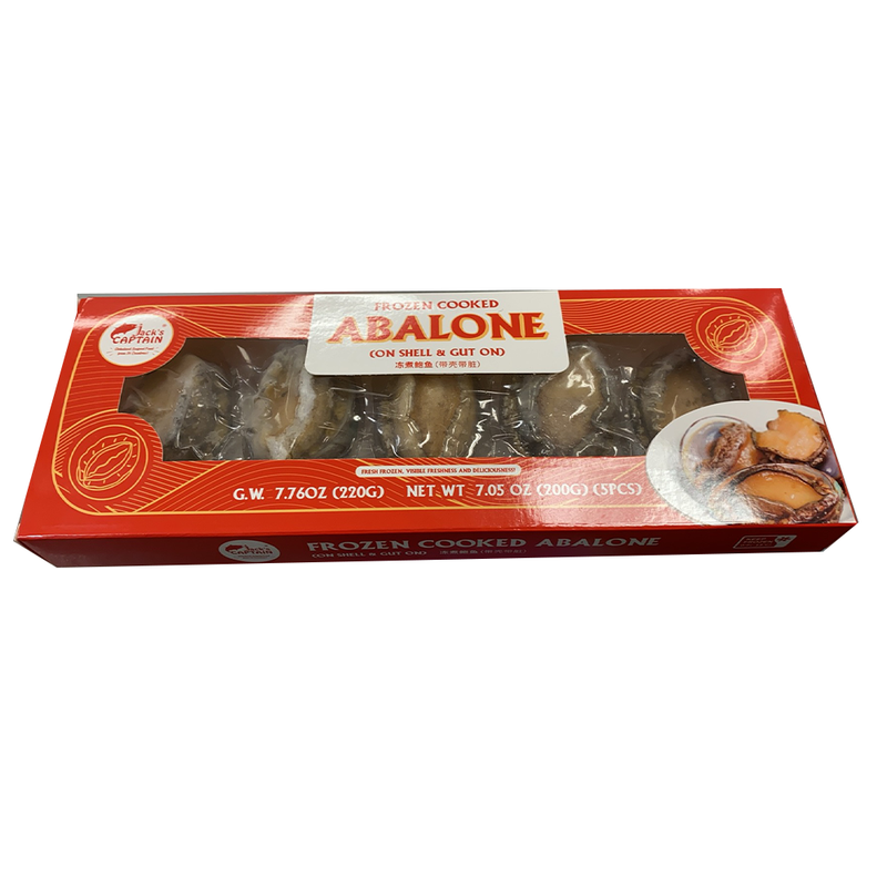 Jacks CAPTAIN ABALONE  冻煮鲍鱼(带壳带脏) 7.76 oz