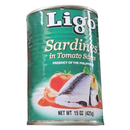 LIGO 番茄汁 沙丁鱼 （绿色罐头）15oz